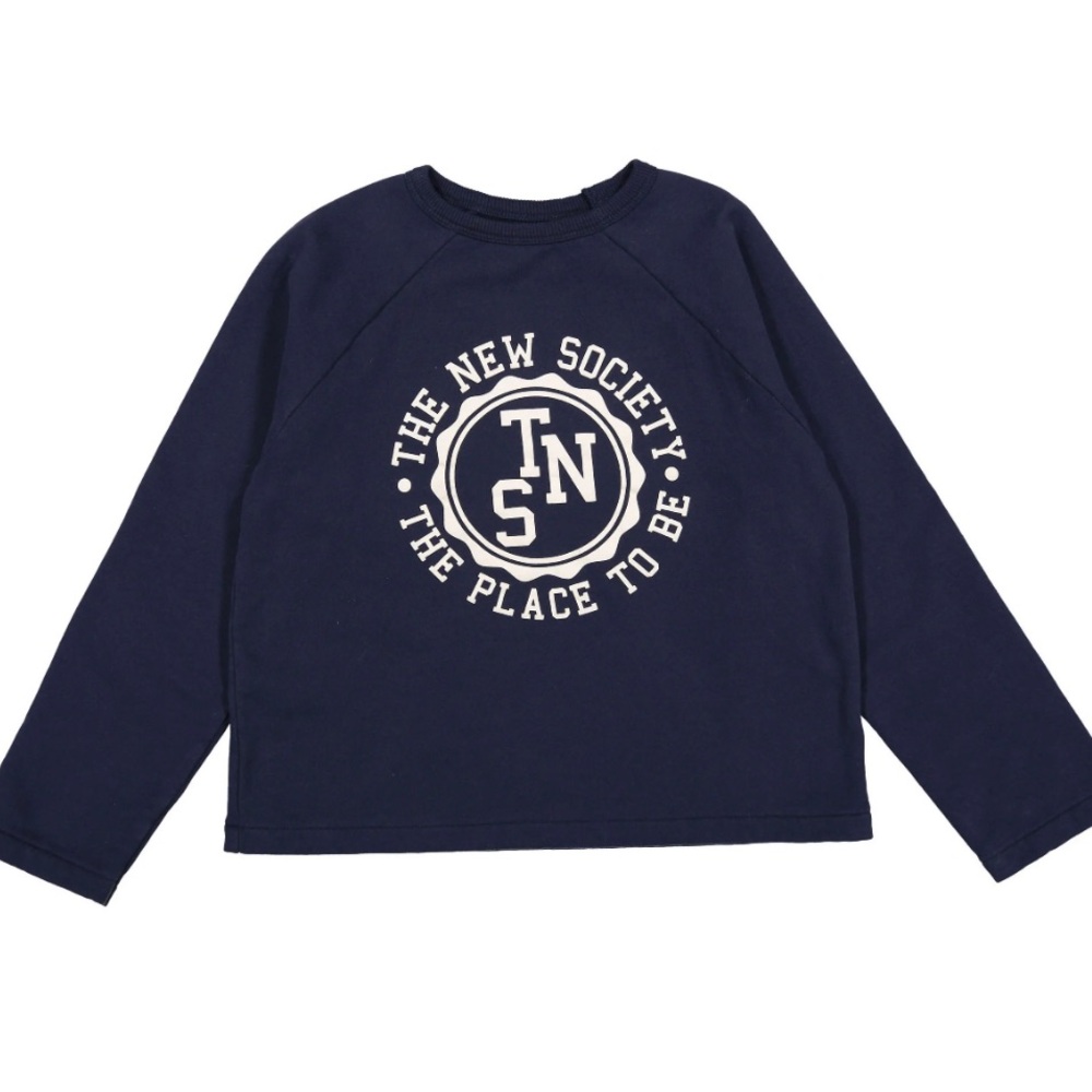 THE NEW SOCIETY Navy Kids Sweatshirt